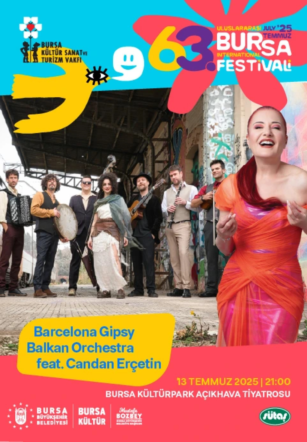 Candan Erçetin & Barcelona Gipsy Balkan Orchestra - 63. Uluslararası Bursa