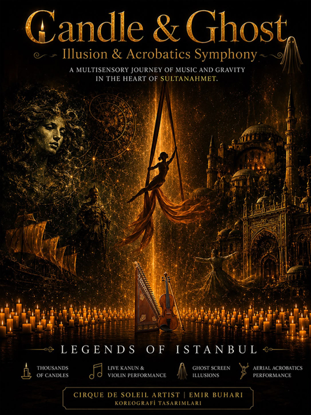Candle and Ghost: Binlerce Mum Işığında İstanbul'un Hayaleti Canlanıyor!