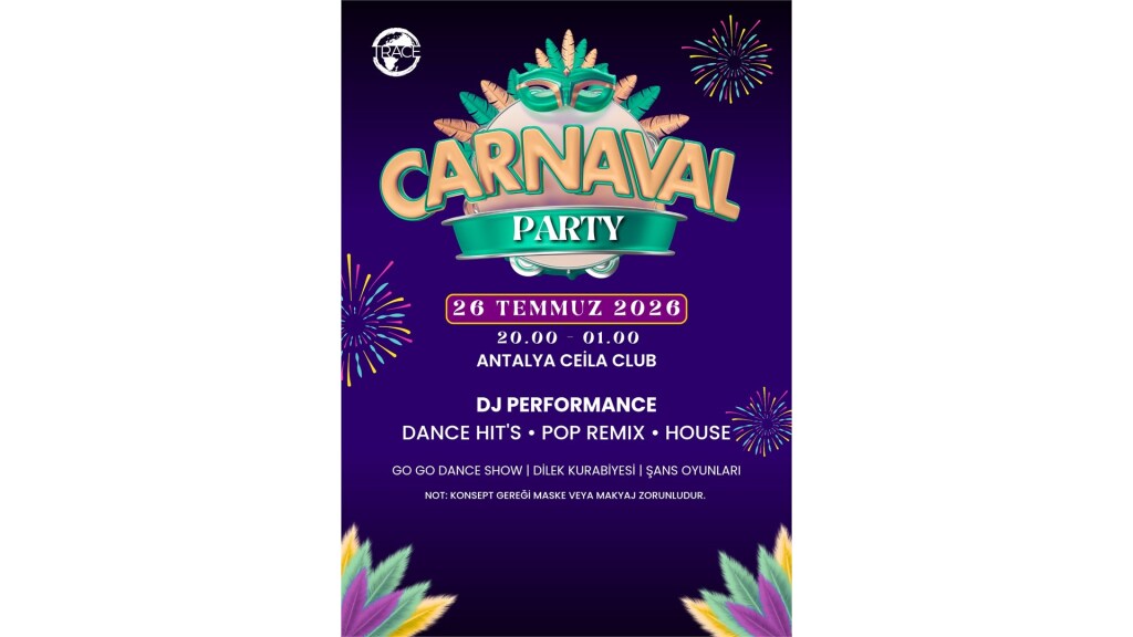Carnaval Party Antalya'da!