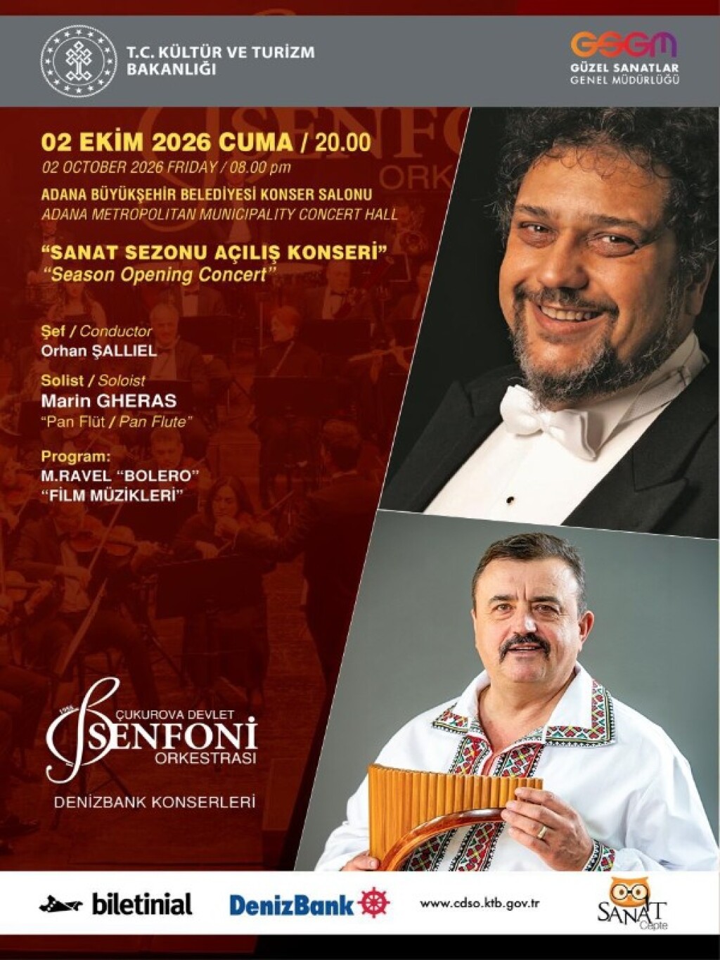 ÇDSO 2026-2027 Sanat Sezonu Açılış