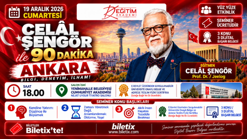 Celal Şengör ile 90 Dakika - Ankara