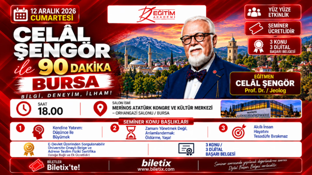 Celal Şengör ile 90 Dakika - Bursa