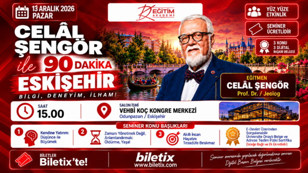 Celal Şengör ile 90 Dakika - Eskişehir