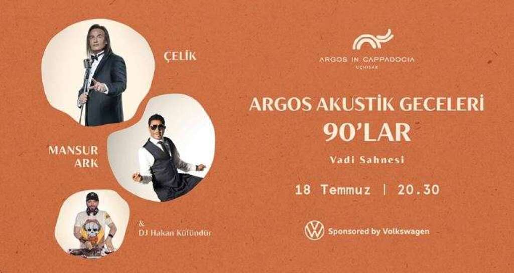Çelik & Mansur Ark & DJ Hakan Küfündür: Argos Akustik Geceleri 90'lar