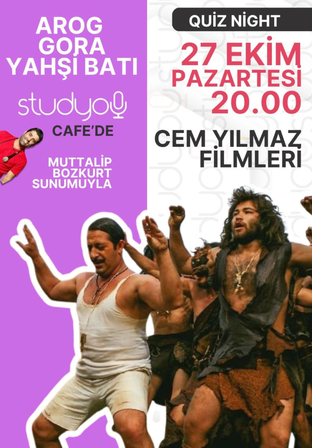 Cem Yılmaz Filmleri Quiz Night (A.R.O.G. - G.O.R.A. - Yahşi Batı)