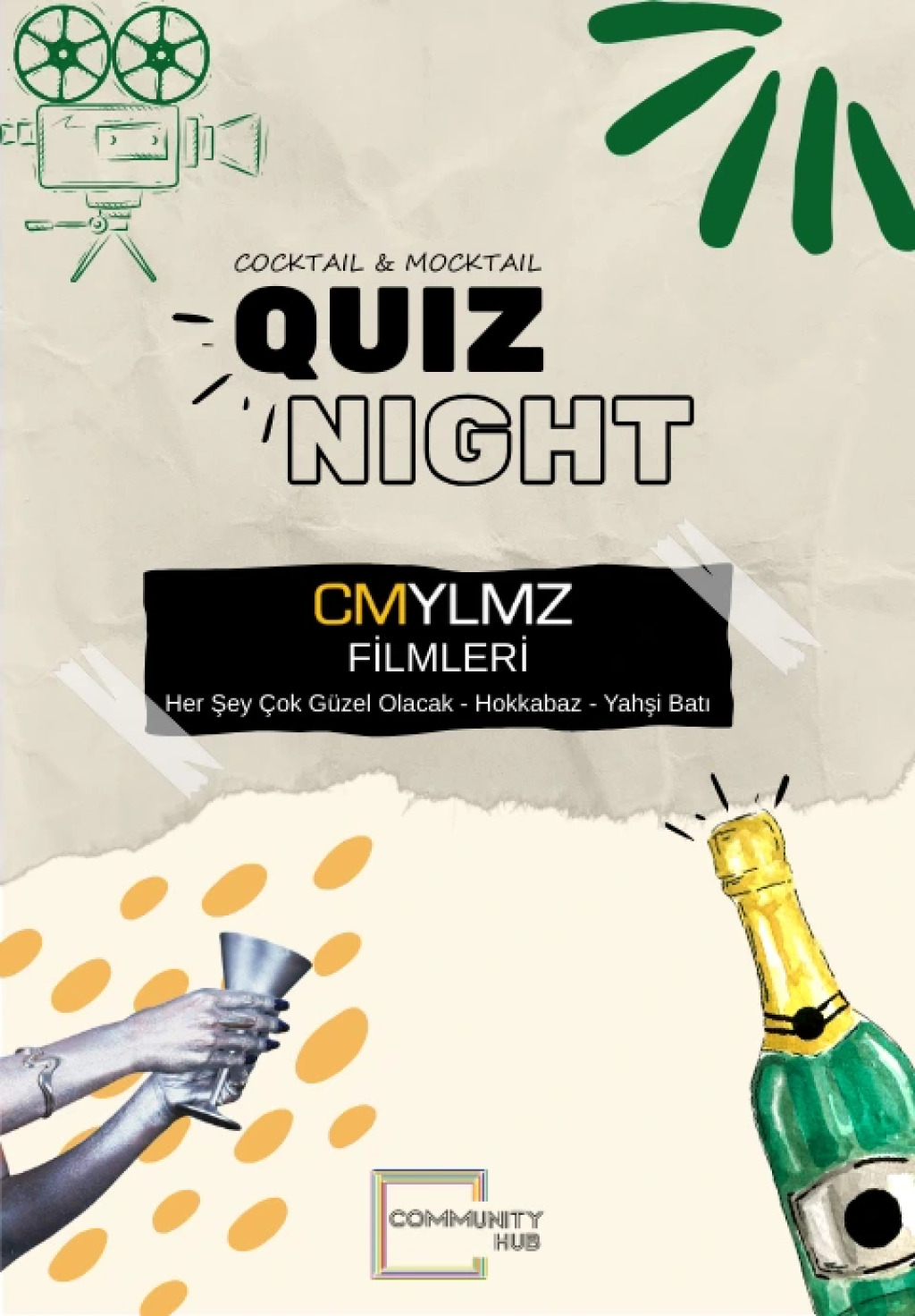 Cem Yılmaz Filmleri Quiz Night (Her Şey Çok Güzel Olacak, Hokkabaz, Yahşi Batı)