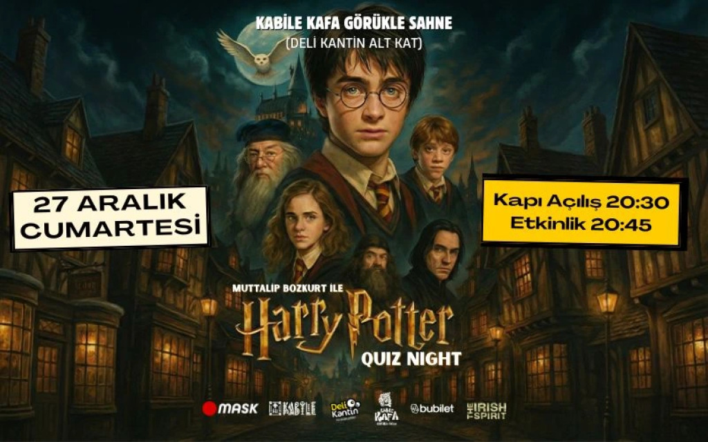 Christmas Özel - Harry Potter Quiz Night - Muttalip Bozkurt ile