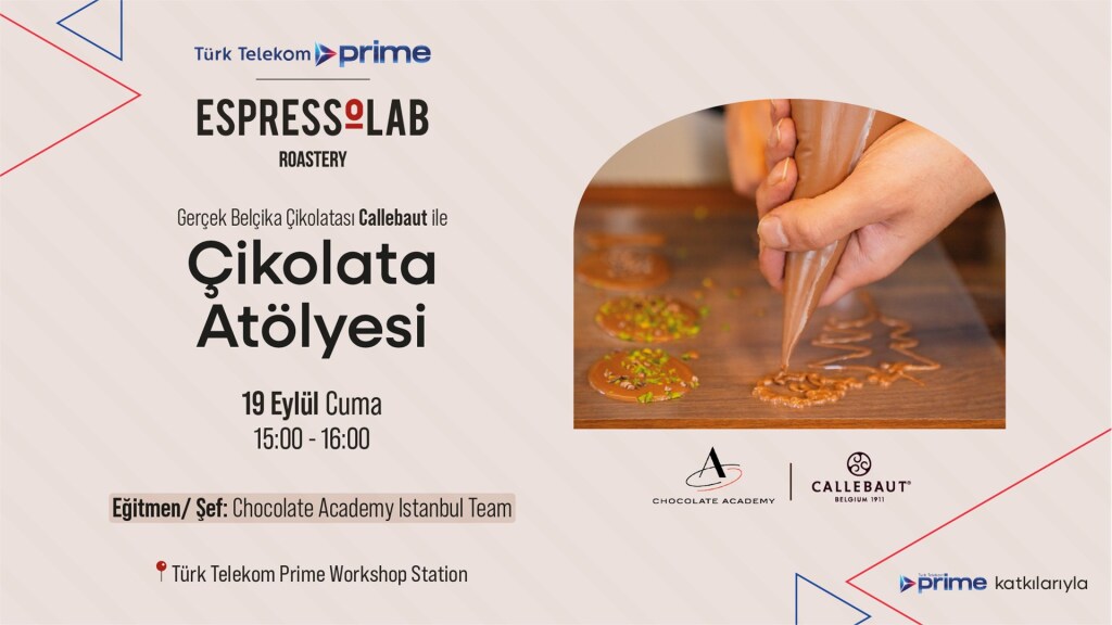Çikolata Atölyesi 'Gerçek Belçika Çikolatası Callebaut ile'