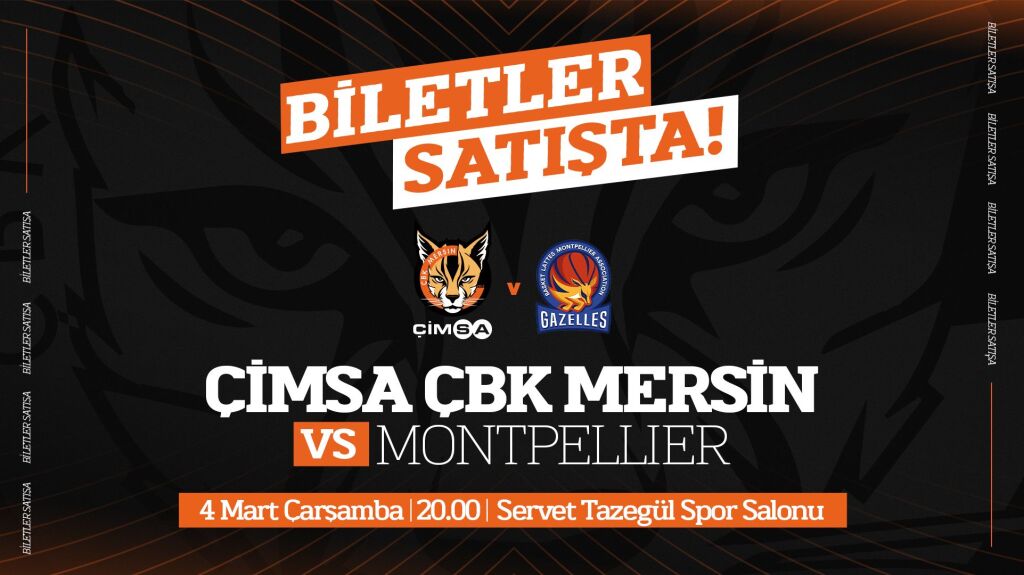 Çimsa ÇBK Mersin - Montpellier