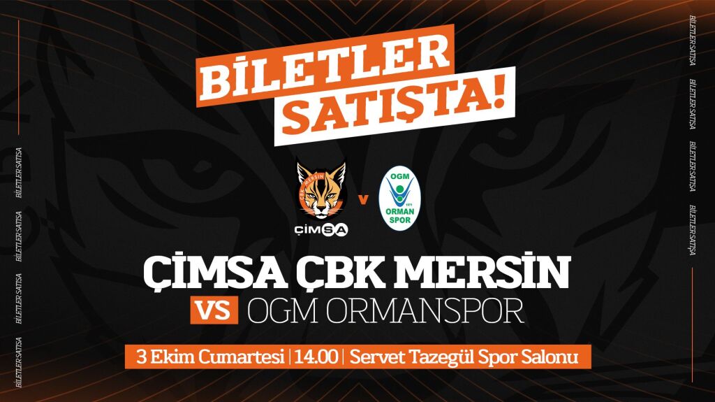 Çimsa ÇBK Mersin - OGM Ormanspor