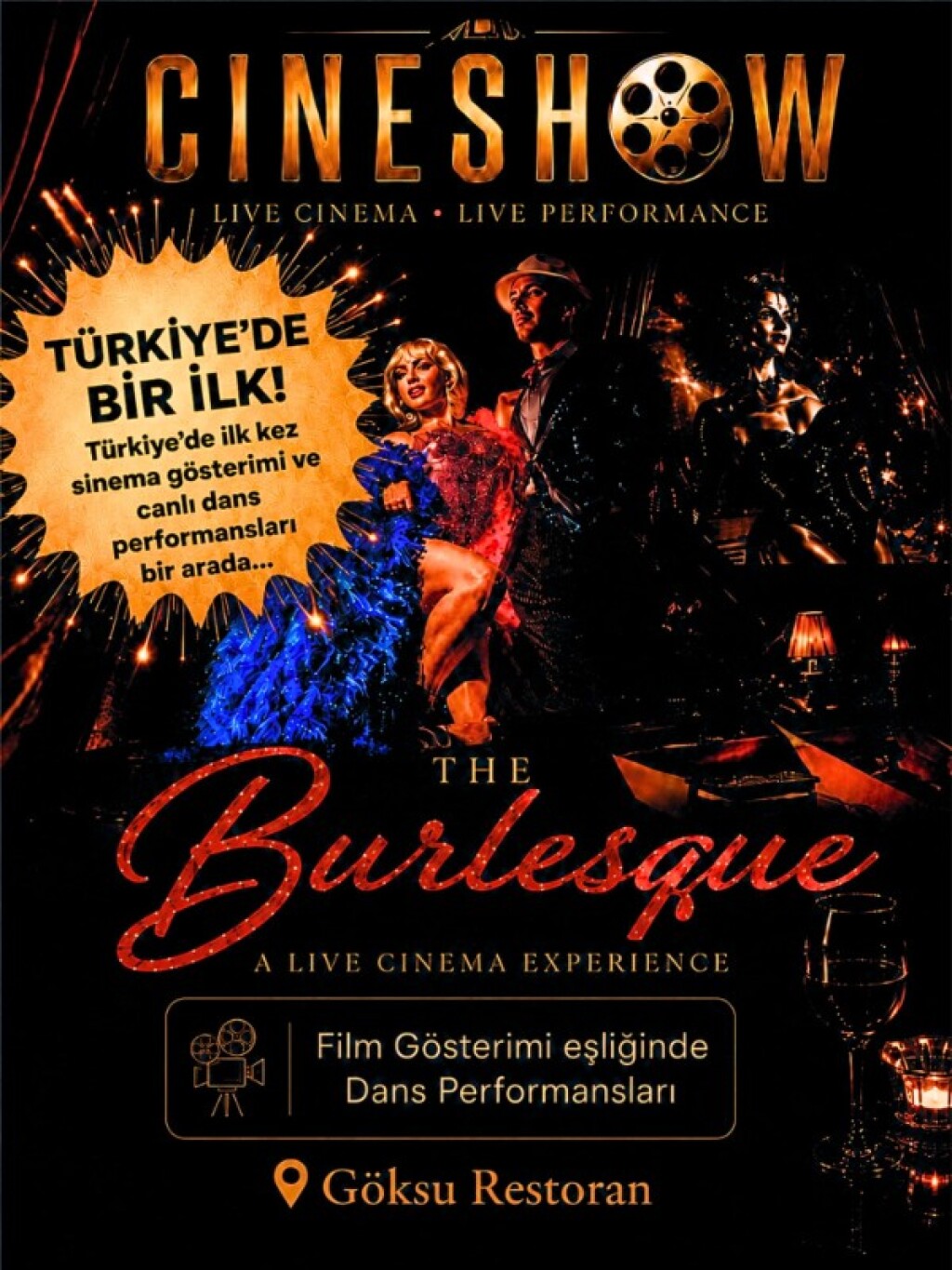 CineShow'un Burlesque Gösterimi