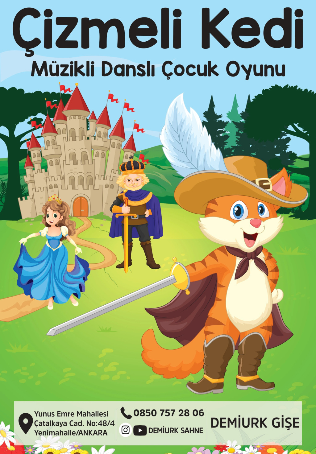 Çizmeli Kedi Müzikli Danslı Çocuk