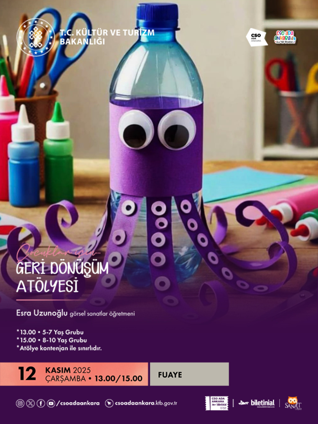 Çocuklar İçin Geri Dönüşüm Atölyesi