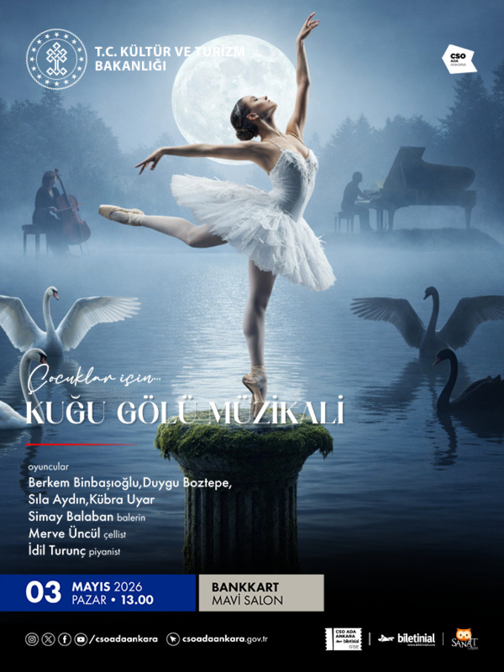 Çocuklar İçin Kuğu Gölü Müzikali