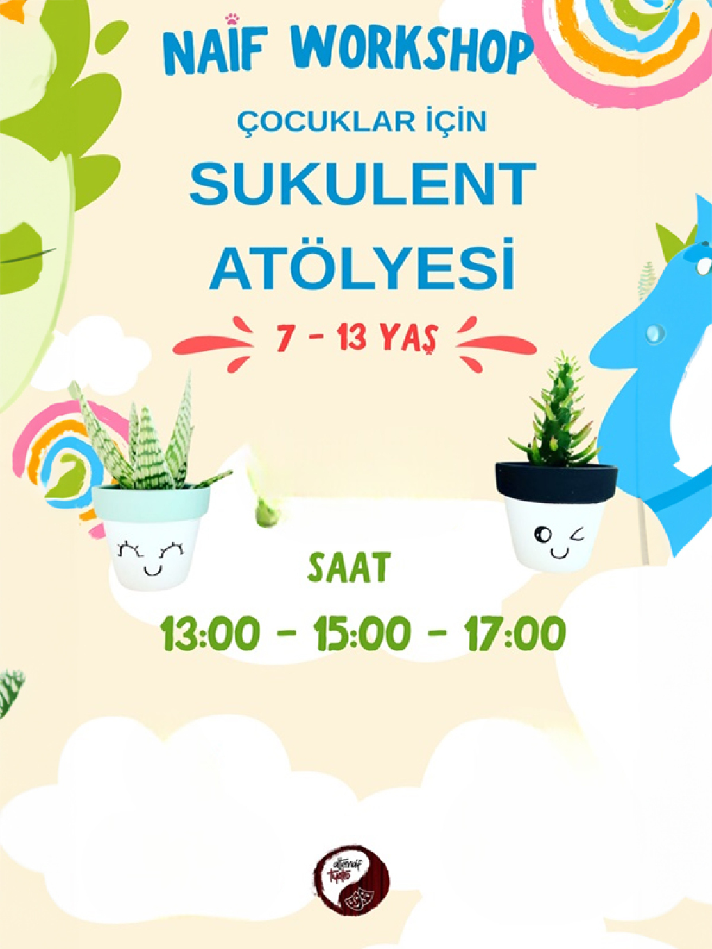 Çocuklar için Sukulent Atölyesi