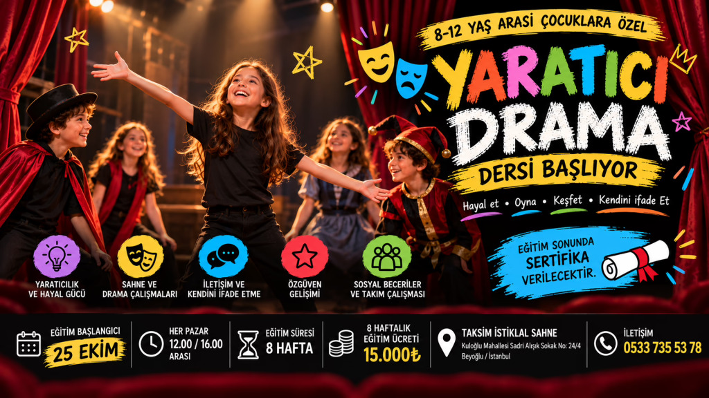 Çocuklar için Yaratıcı Drama Eğitim