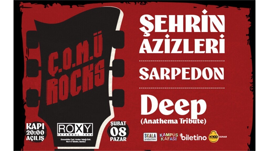 Ç.O.M.Ü ROCKS: Şehrin Azizleri, Sarpedon ve Deep (Anathema Tribute)