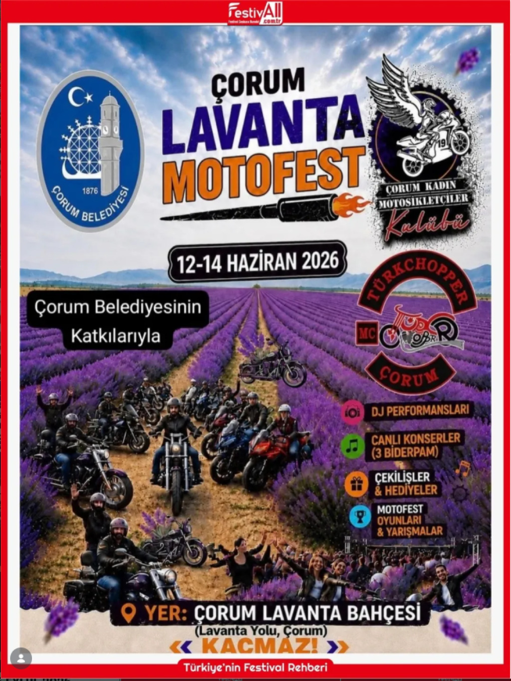 Çorum Lavanta Motofest