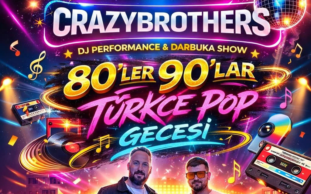 CrazyBrothers 80'ler 90'lar Türkçe Pop