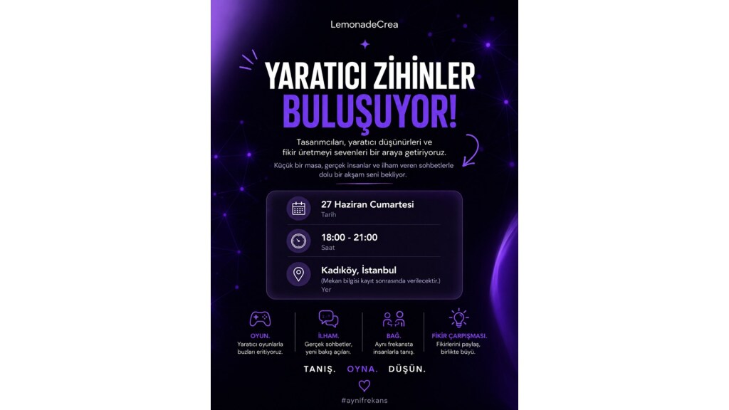 Creative Playground – Tasarımcı Buluşması
