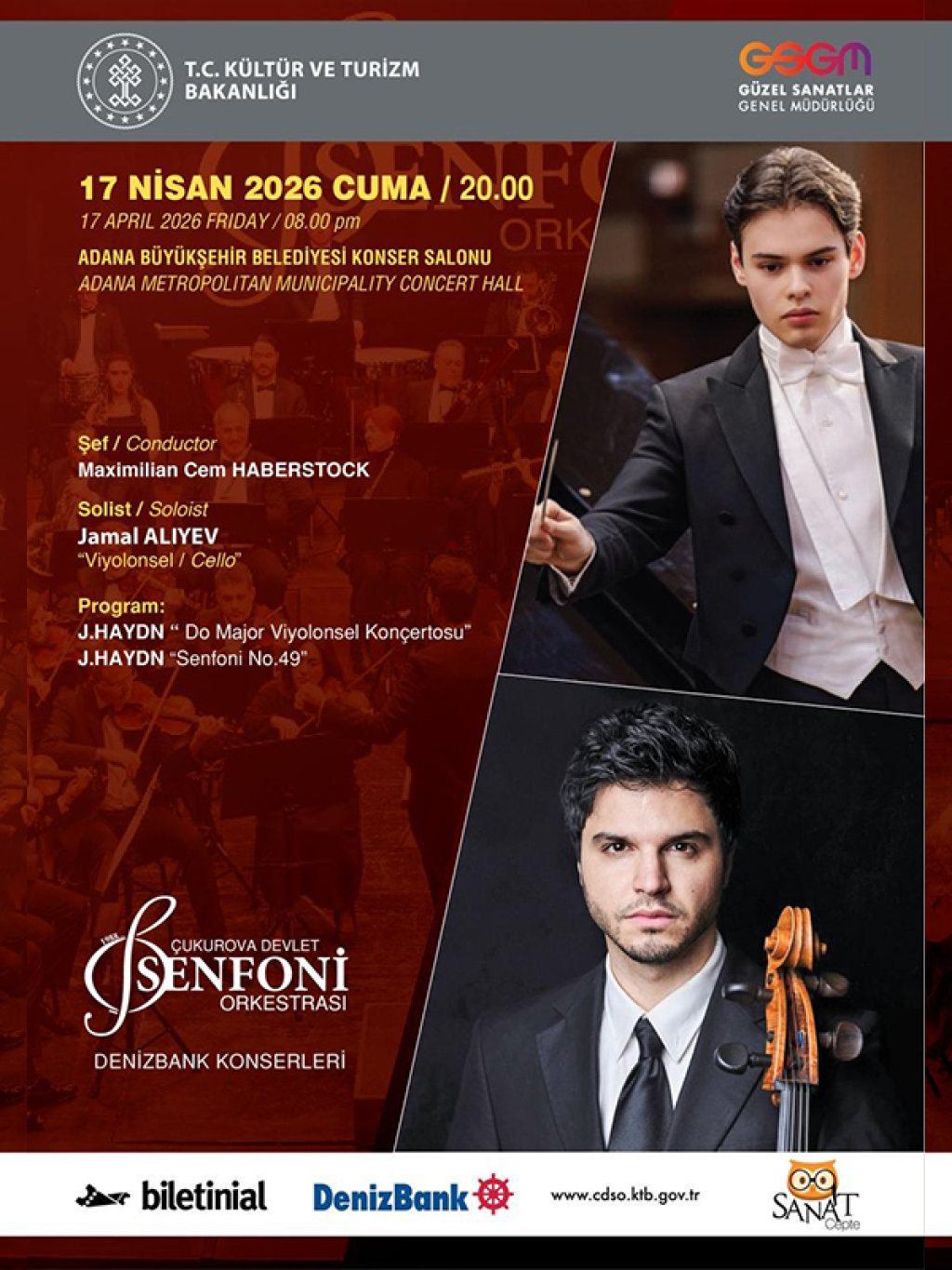 Çukurova Devlet Senfoni Orkestrası 17 Nisan
