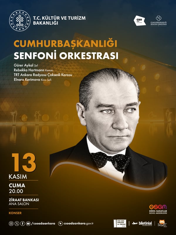 Cumhurbaşkanlığı Senfoni Orkestrası DenizBank Konserleri - Ata'ya Saygı