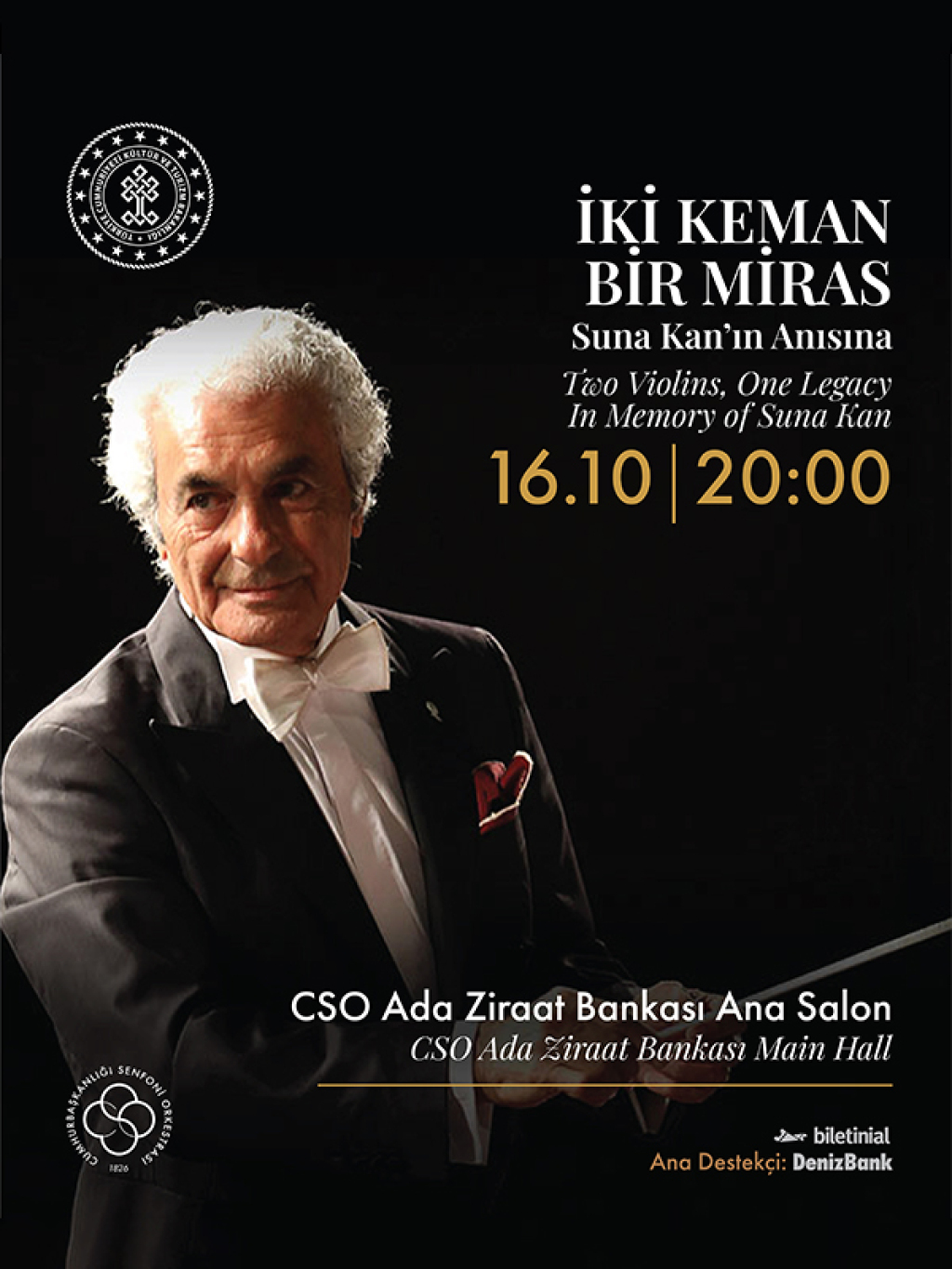 Cumhurbaşkanlığı Senfoni Orkestrası "İki Keman Bir Miras"