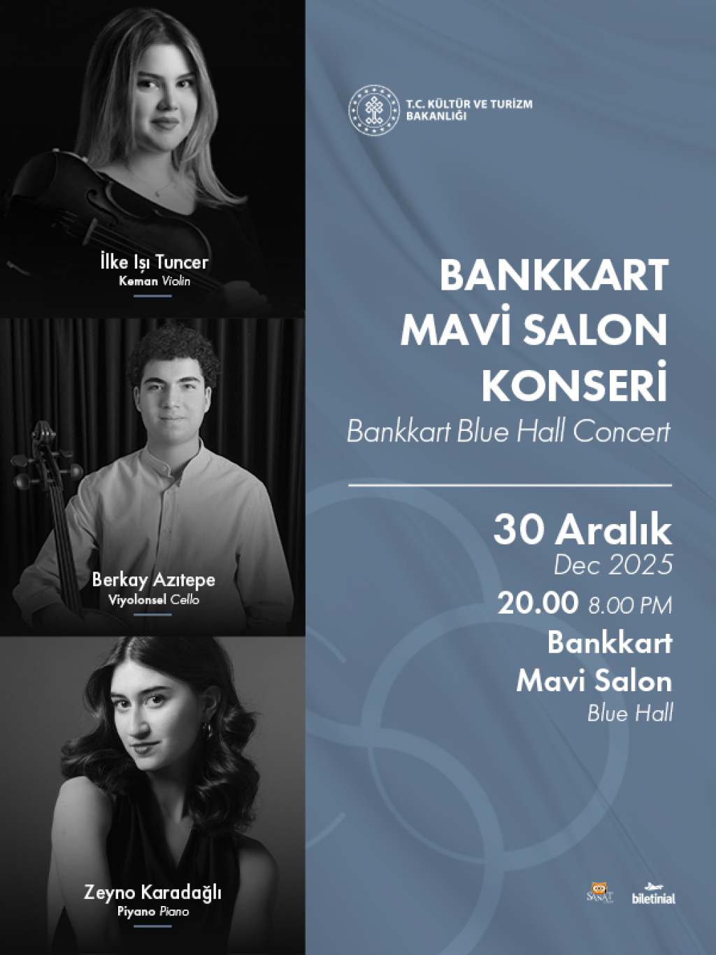 Cumhurbaşkanlığı Senfoni Orkestrası "Oda Müziği Konseri" 30 Aralık