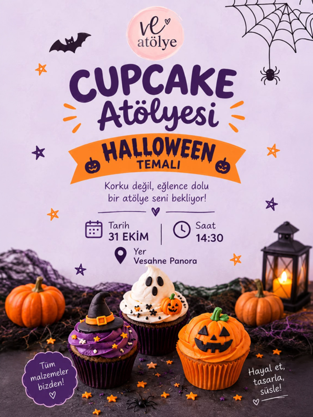 Cupcake Atölyesi  ( Hallowen Temalı )