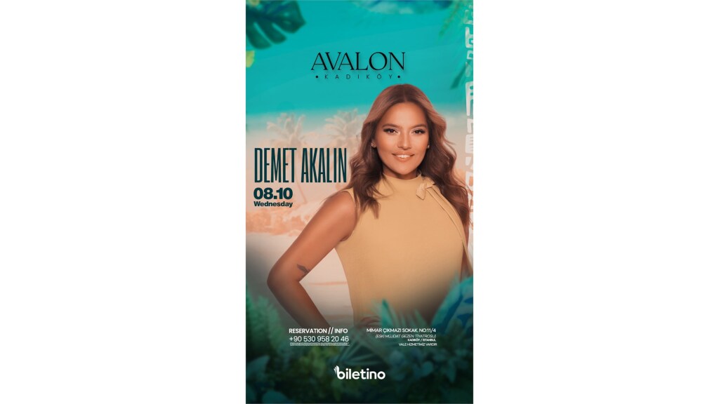 DEMET AKALIN AVALON KADIKÖY KONSERİ