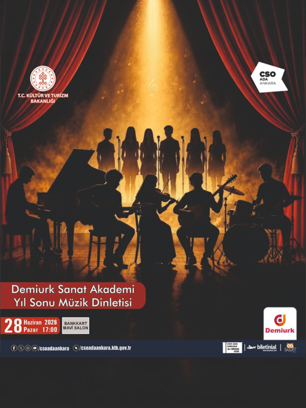 Demiurk Sanat Akademi Yıl Sonu Müzik Dinletisi