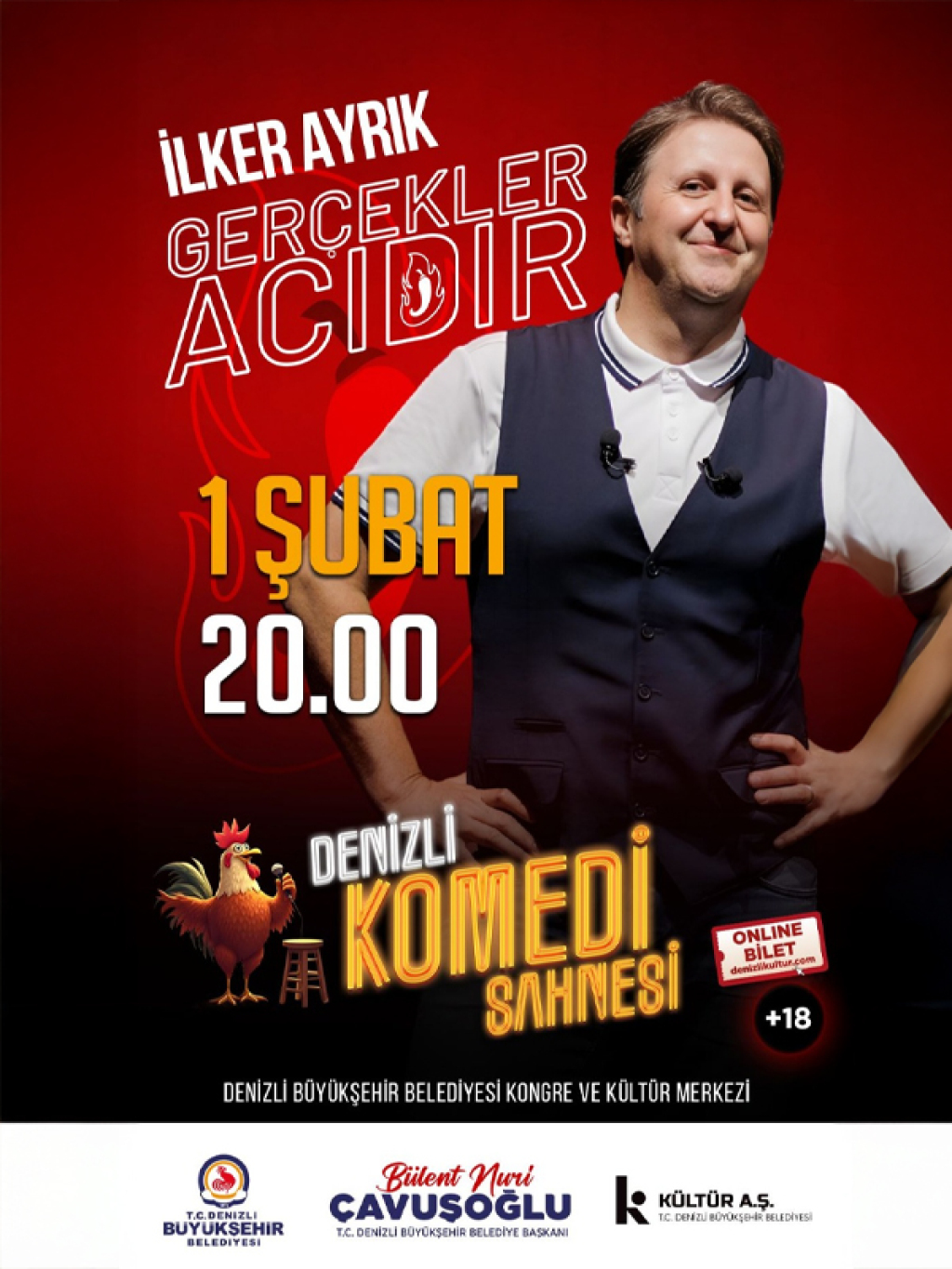 Denizli Komedi Sahnesi İlker Ayrıkla Gerçekler Acıdır