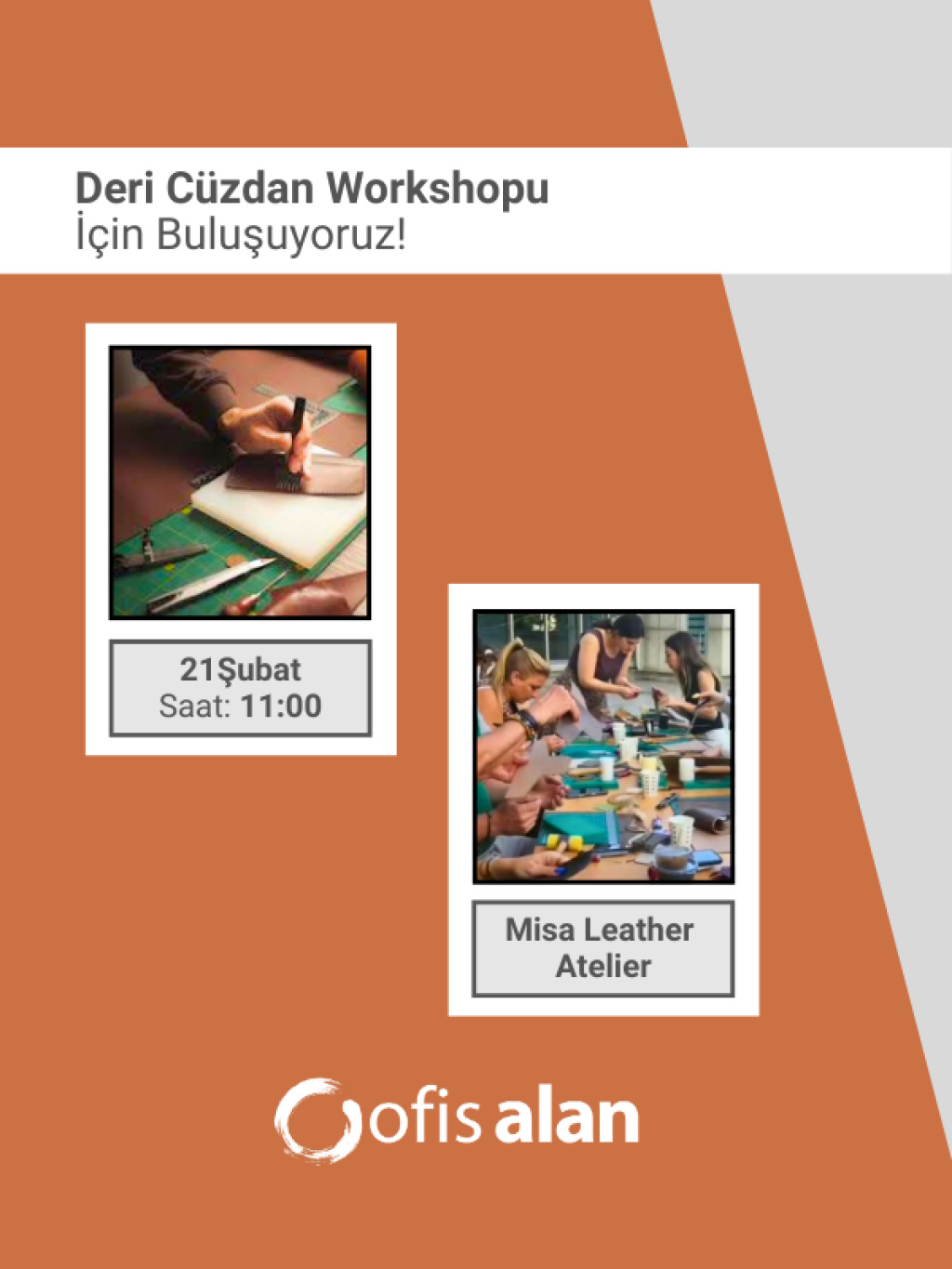 Deri Cüzdan Workshop