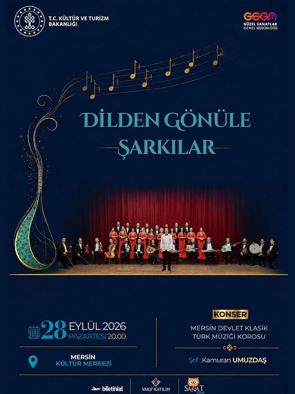 Dilden Gönüle Şarkılar - Mersin Devlet Klasik Türk Müziği Korosu