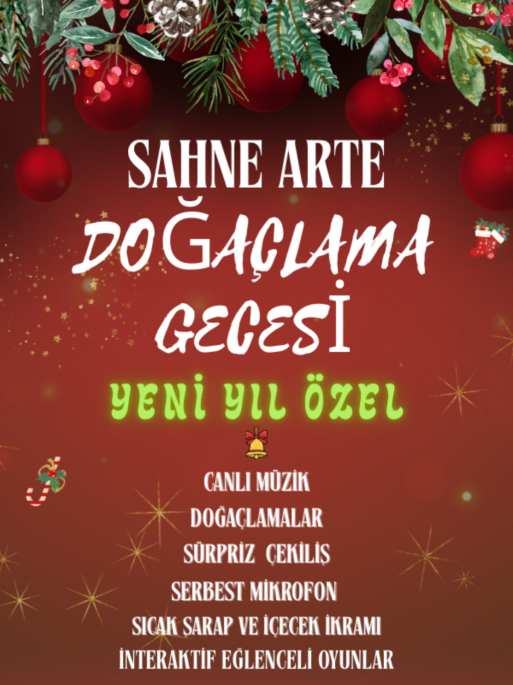 Doğaçlama Tiyatro Gecesi Yeni Yıl Özel