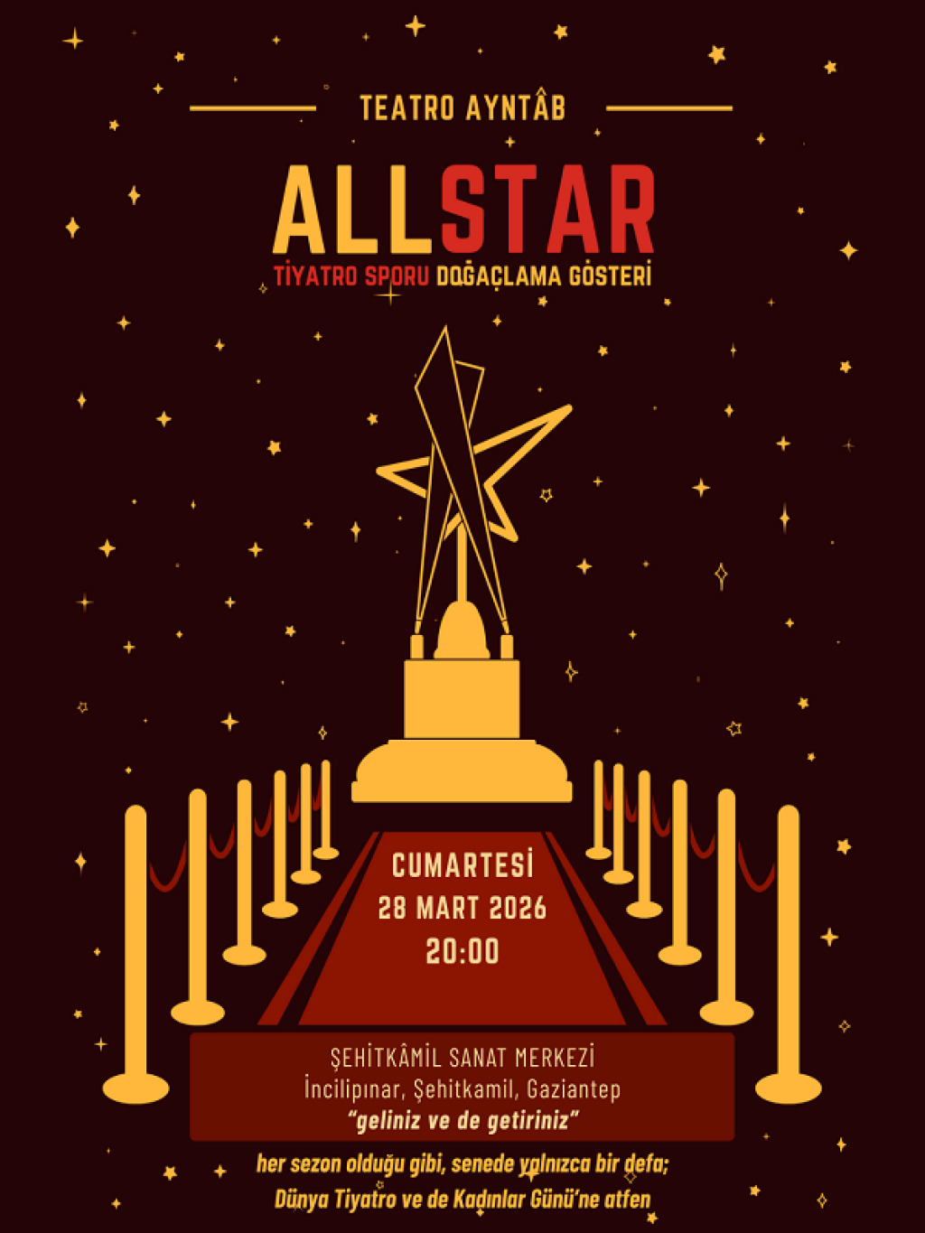 Doğaçlama Tiyatro Gösterisi  TA | Ana Sahne