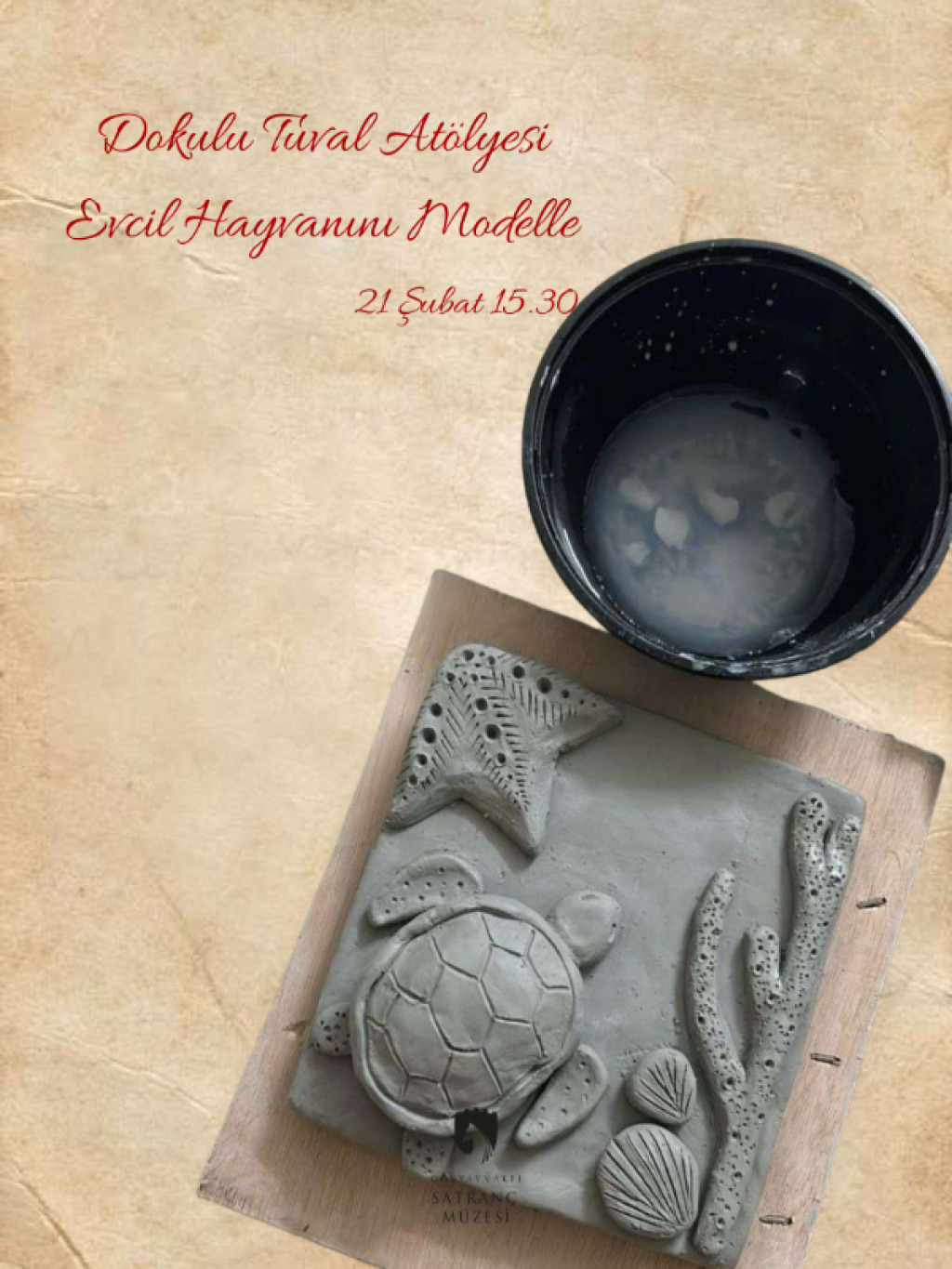 Dokulu Tuval Atölyesi: Evcil Hayvanını Modelle