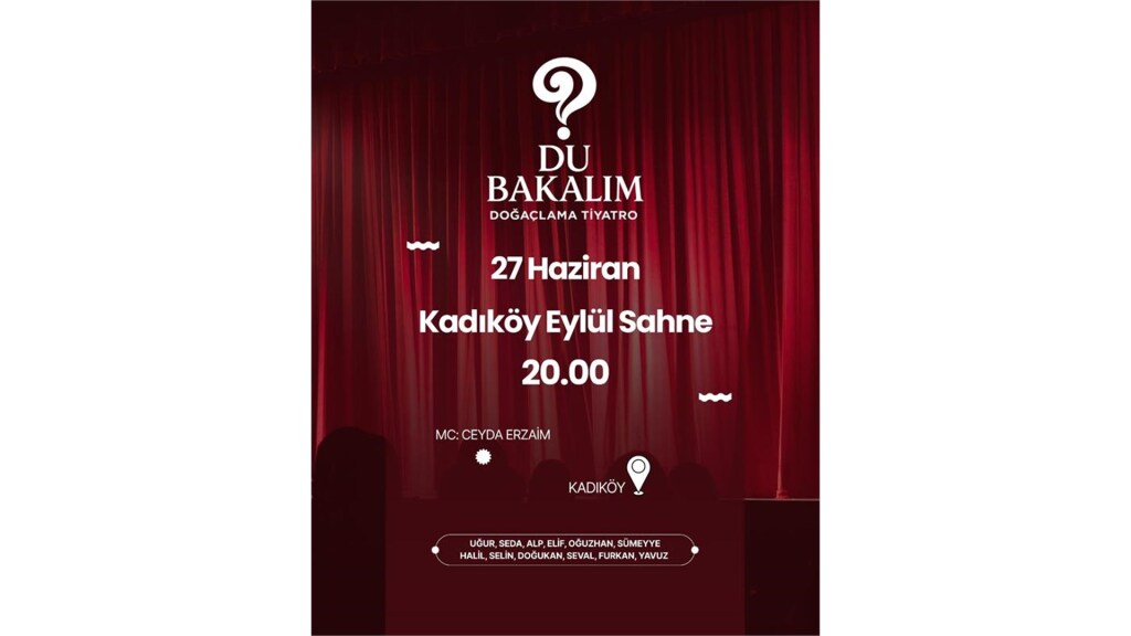 DU BAKALIM DOĞAÇLAMA TİYATRO GÖSTERİSİ