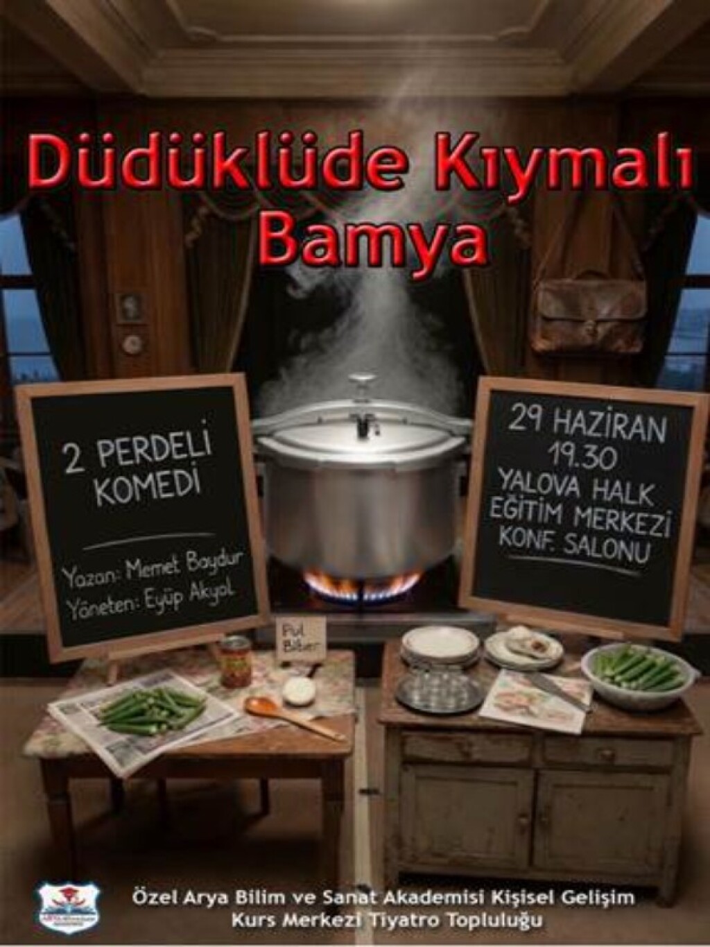 Düdüklüde Kıymalı Bamya