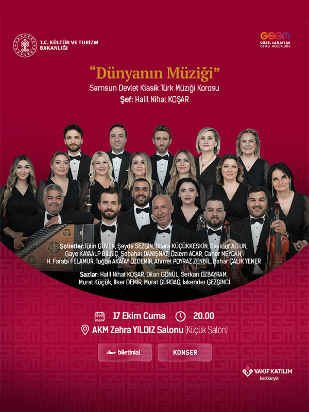 Dünyanın Müziği - Samsun Devlet Klasik Türk Müziği Korosu