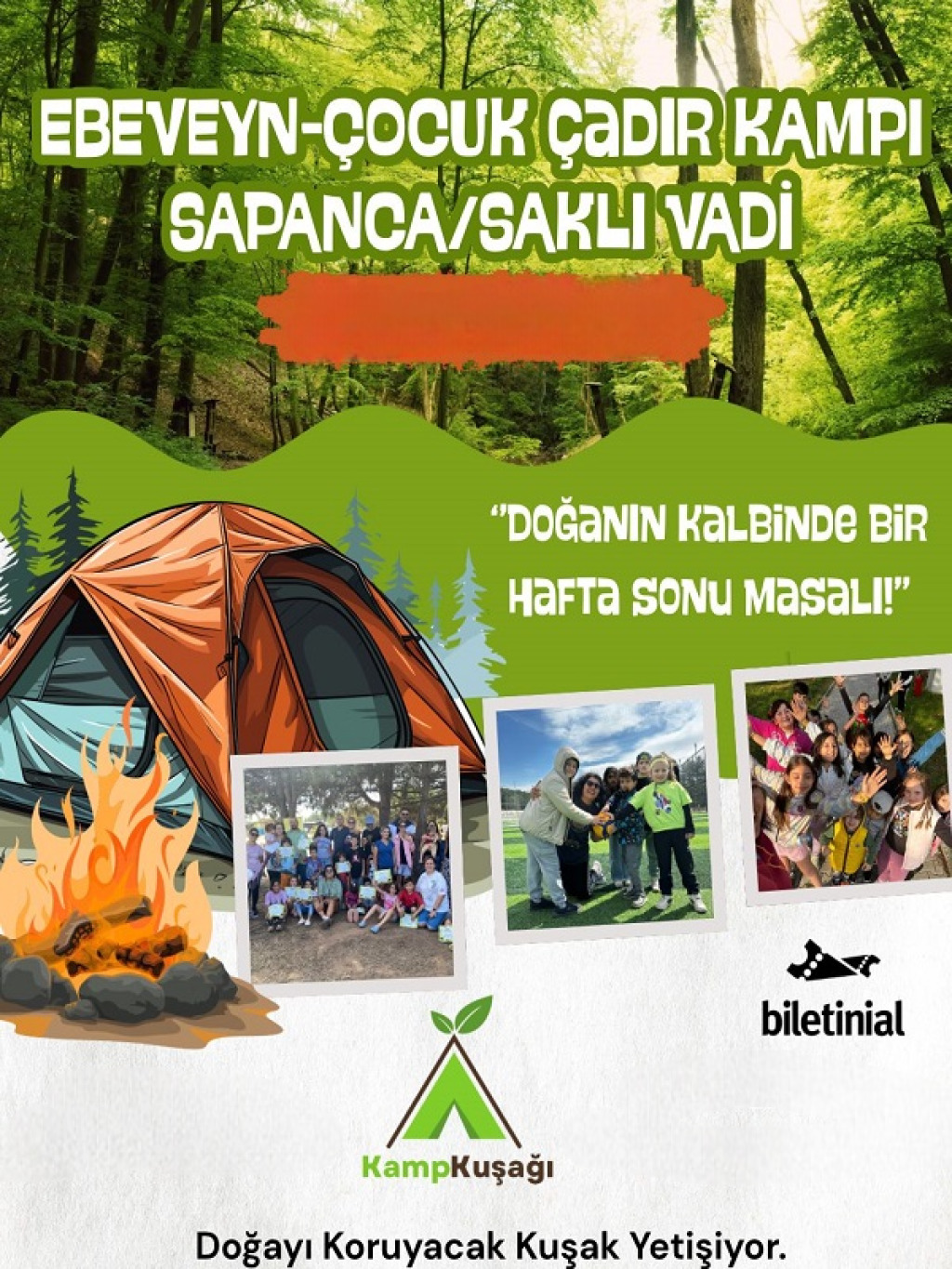 Ebeveyn-Çocuk Çadır Kampı Sapanca
