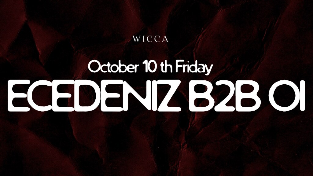 ECEDENİZ B2B OI @Wicca Antalya October 10th !