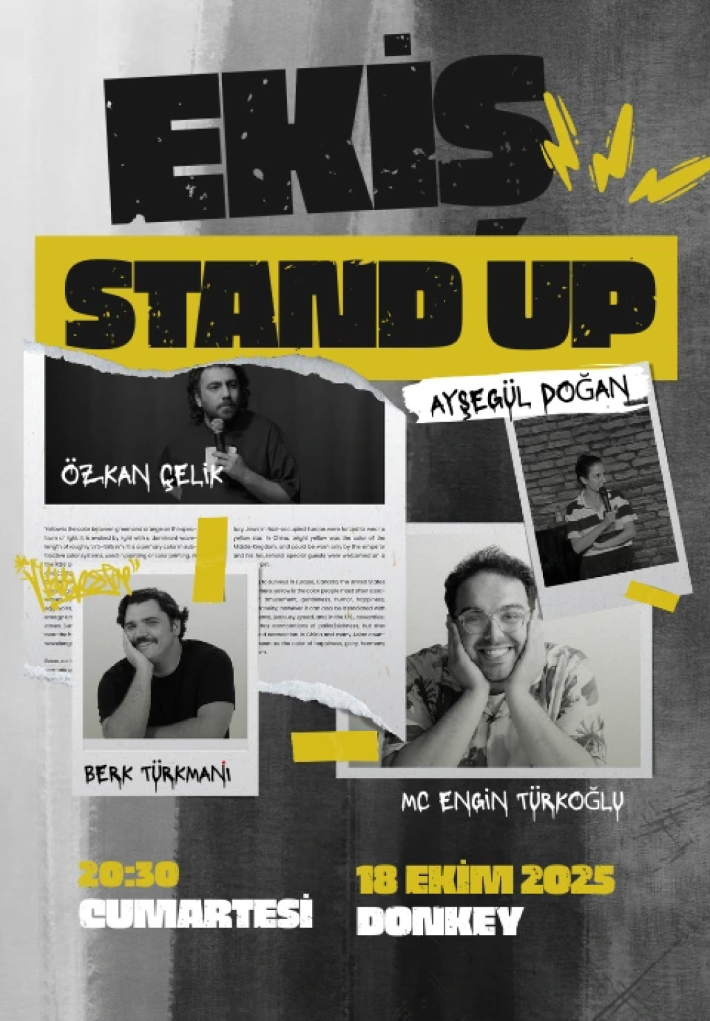 Ekiş Stand-up (Engin Türkoğlu- Ayşegül Doğan - Özkan Çelik-Berk Türkmani)