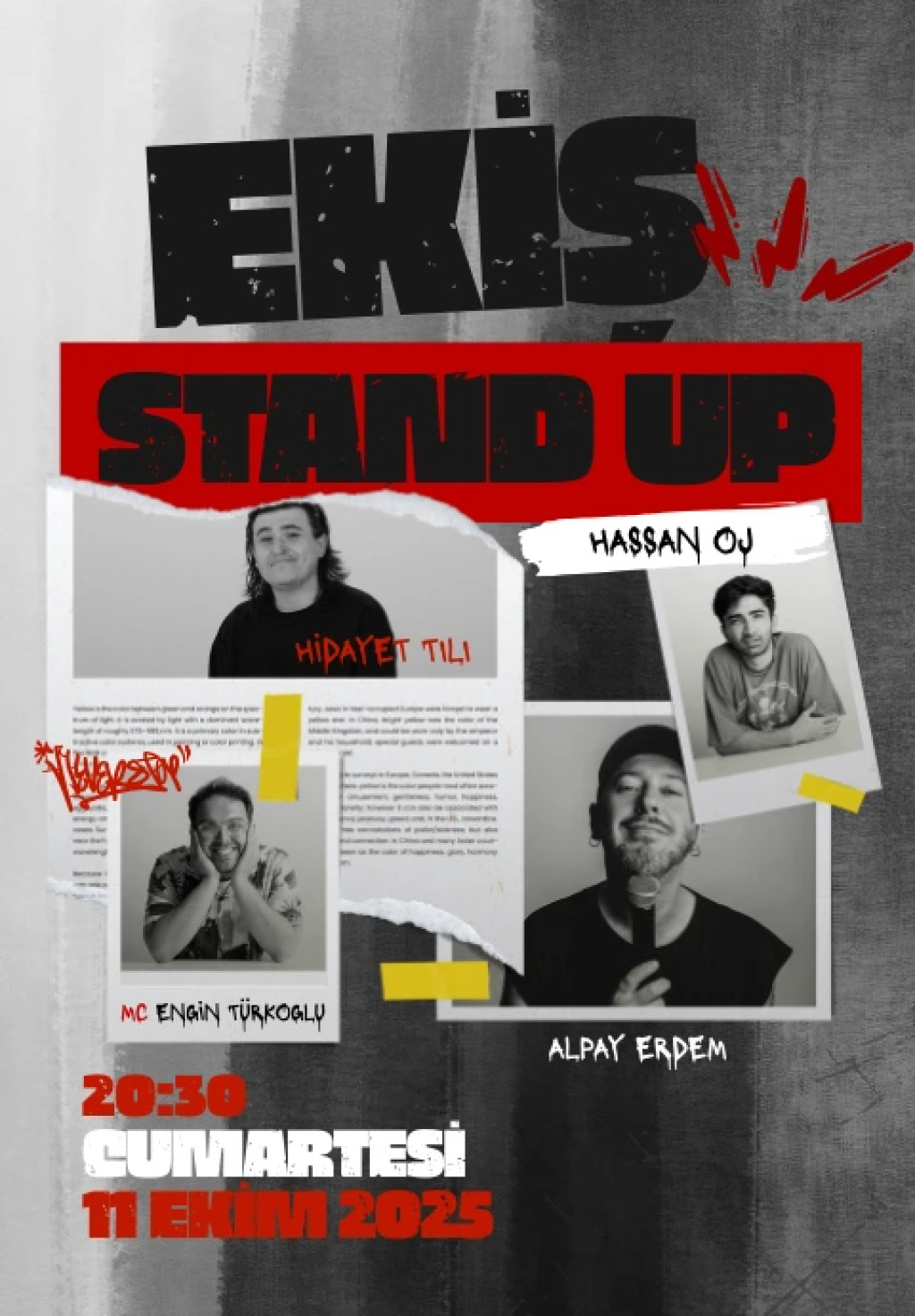 Ekİş Stand-up (Engün Türkoğlu-Hidayet Tılı-Hassan OJ-Alpay Erdem)
