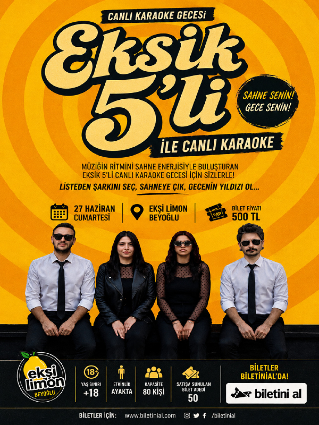 Eksik 5'li ile Canlı Karaoke