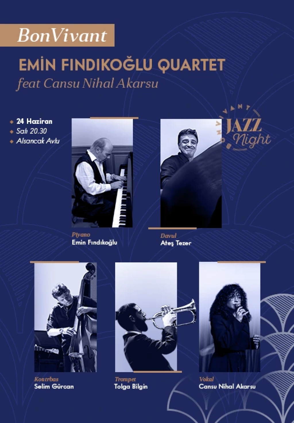 Emin Fındıkoğlu Quartet feat Cansu Nihal Akarsu Jazz