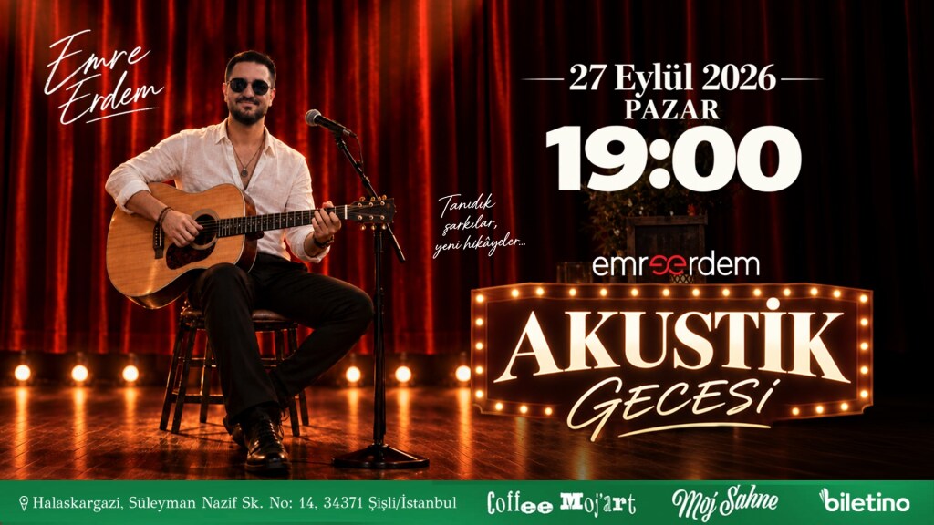 Emre Erdem İle Gitar Solo Tanıdık Şarkılarla Canlı Performans