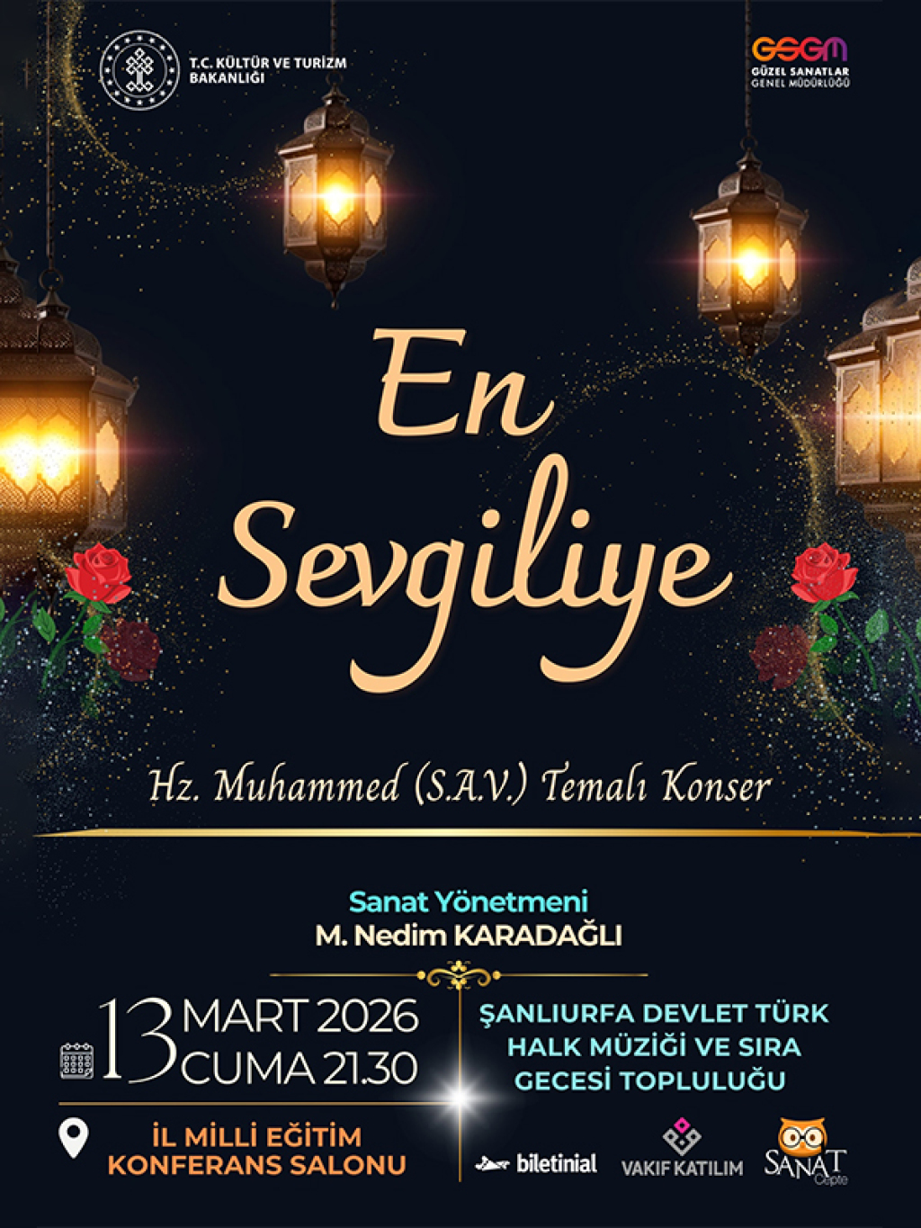 En Sevgiliye - Şanlıurfa Devlet Türk Halk Müziği ve Sıra Gecesi Topluluğu