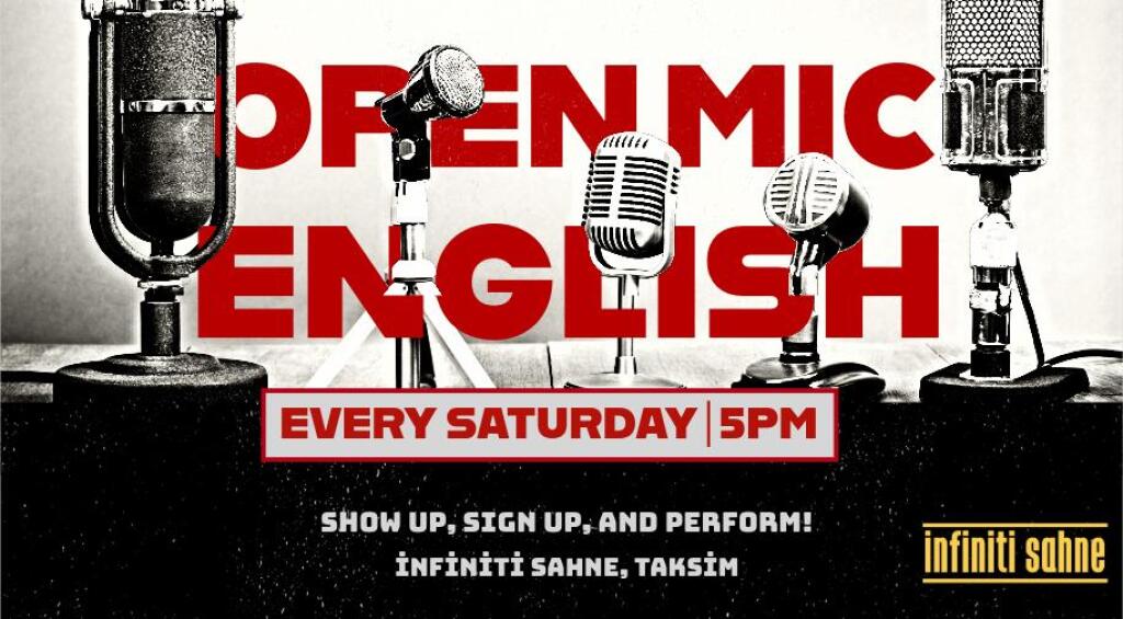 English Stand up Taksim Comedy Open Mic