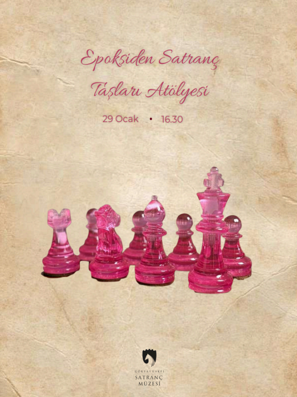 Epoksiden Satranç Taşları Atölyesi